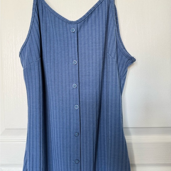 Say What Blue Strappy Midi Dress - Picture 4 of 9